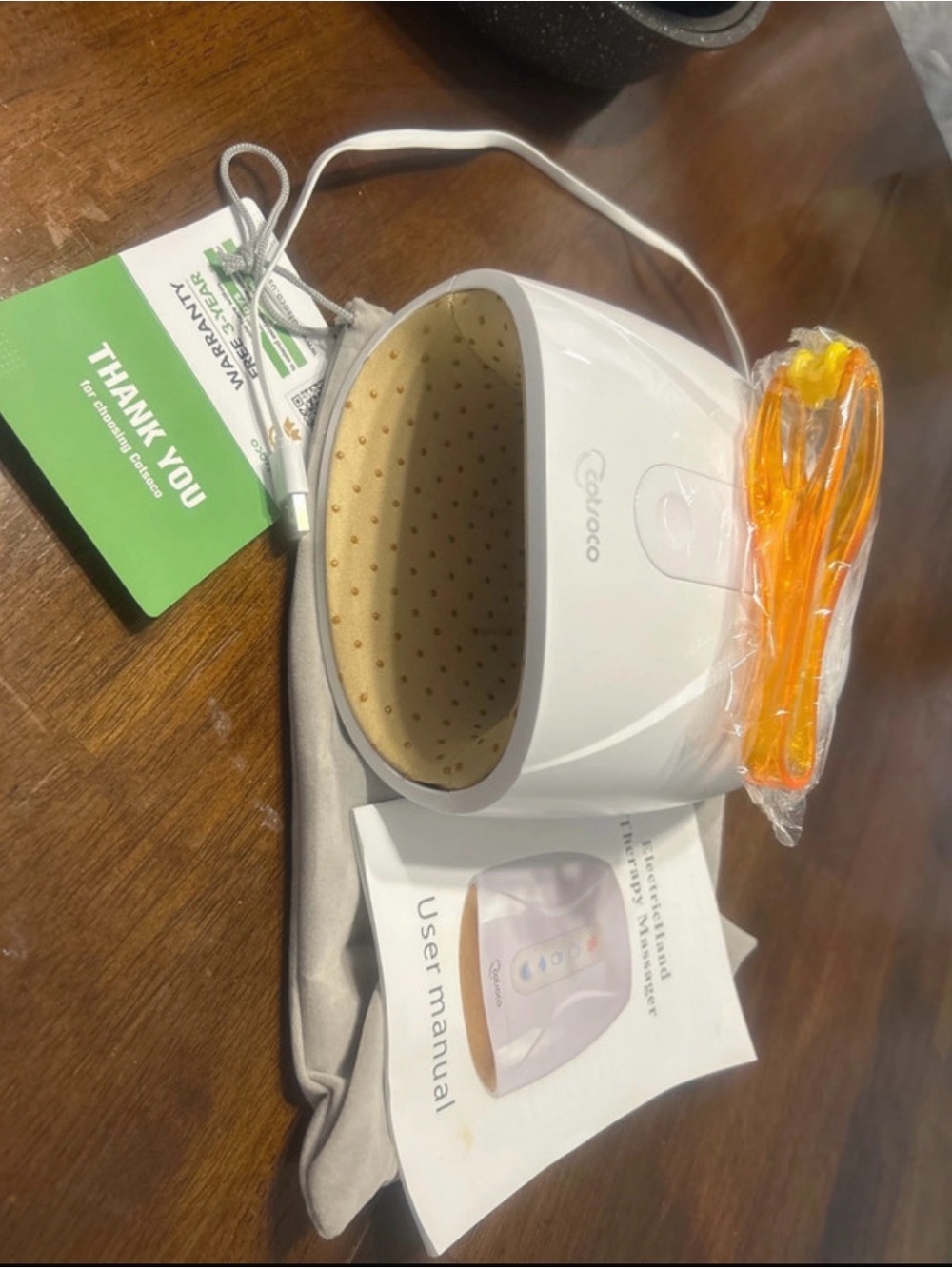 White Corded Hand Massager – White NEVER USED
